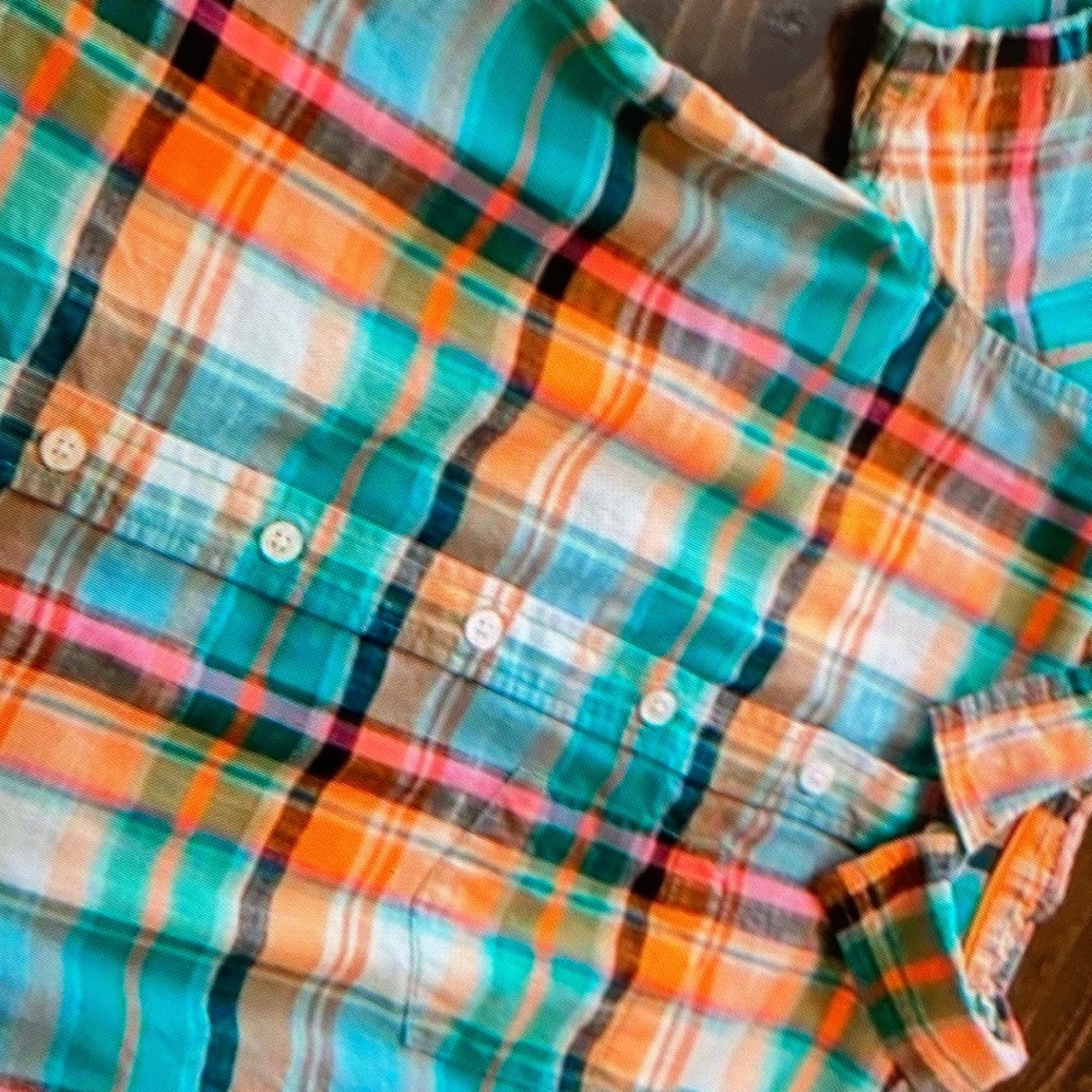 Vibrant floral button design shirt